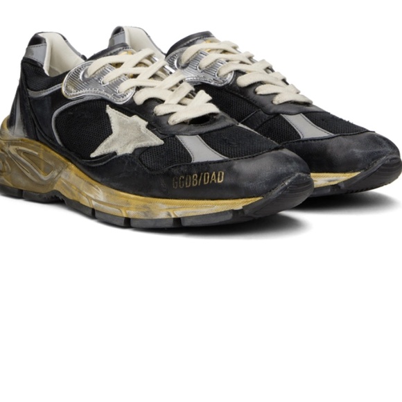 GOLDEN GOOSE Golden Goose Black Dad-Star Sneakers, 39 / 8.5 GGDB - Picture 1 of 13